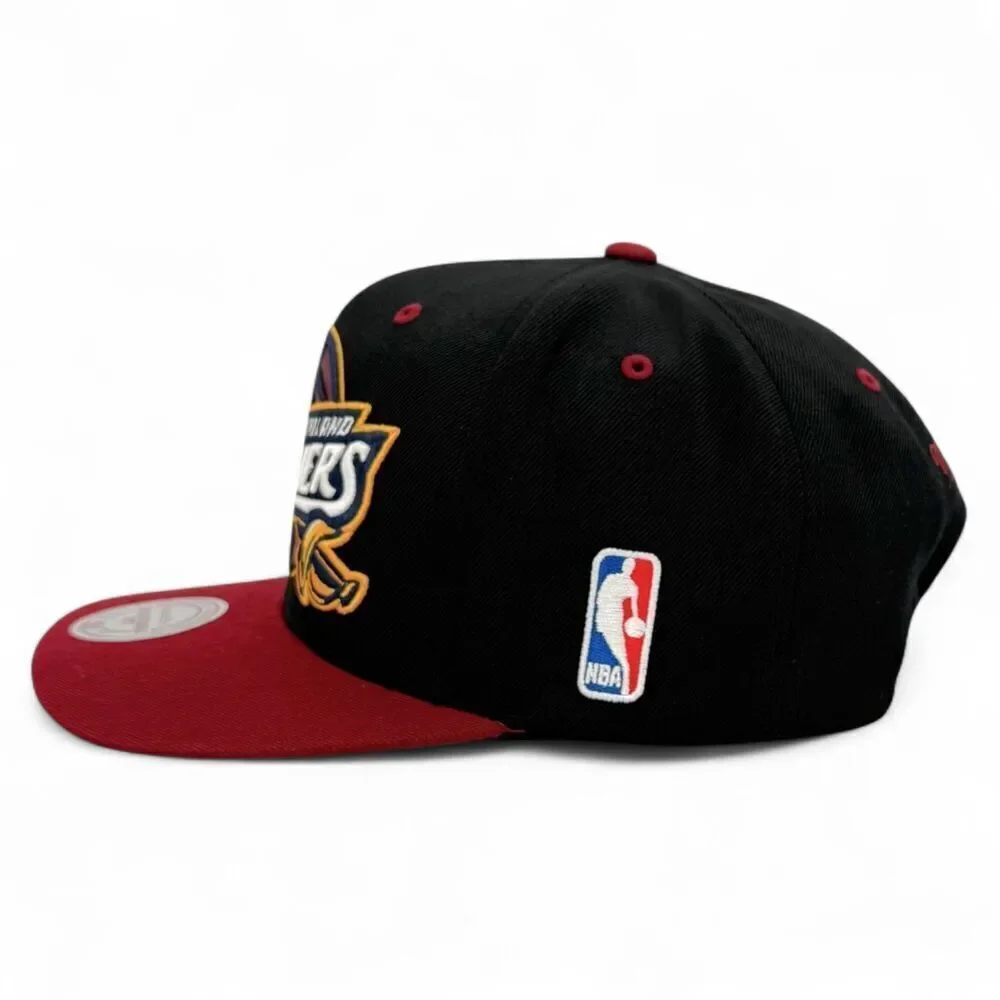 NEW Mitchell & Ness Cleveland Cavaliers NBA 2015 Snapback Hat Black/Crimson